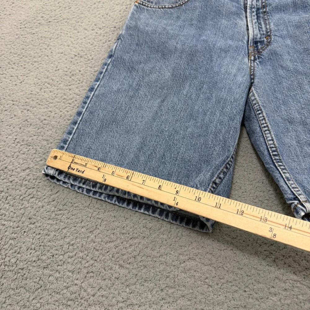 Levis 550 Relaxed Fit Denim Shorts Mens 34 Blue Mid Wash Cotton Jorts Skater